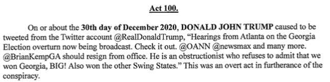 Image for article titled Here Are the 12 Tweets That Helped Get Trump Indicted