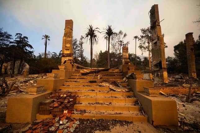 Image for article titled Los Angeles wildfires destroy more than 30 historically significant structures