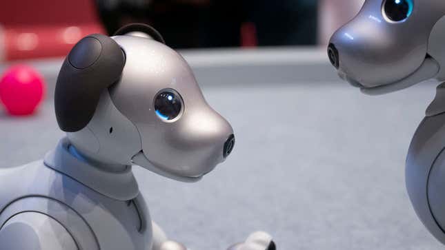 A photo of the Sony Aibo 