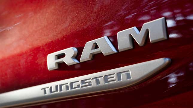 Ram 1500 Tungsten badge