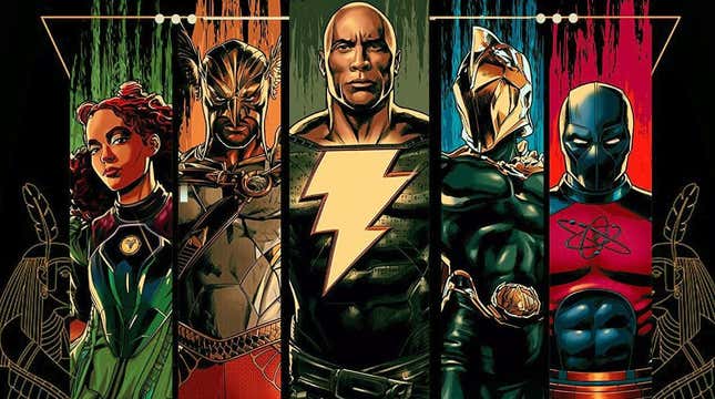 New Black Adam Movie Posters Show Off 7 Main Characters