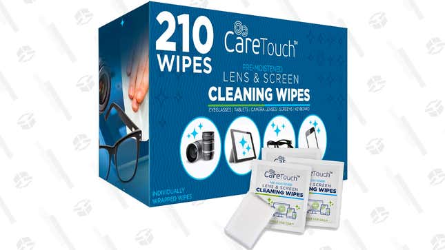 Care Touch Lens Cleaning Wipes | $12 | Amazon | Promo Code 174HY996