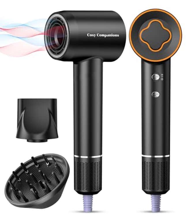 Image for article titled Revolutionize Your Haircare Routine with High-Speed Cosy Companions Hair Dryer, 41% Off and 50% Clip Coupon