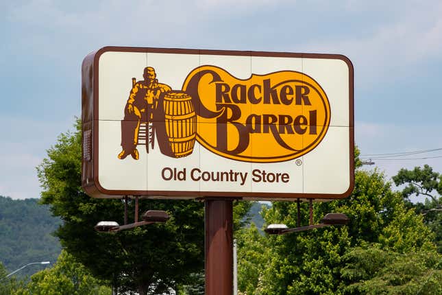 Un restaurant Cracker Barrel au centre commercial Lycoming Crossing à Muncy, en Pennsylvanie.