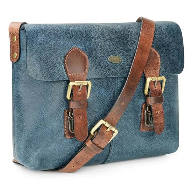 Image for article titled LUXEORIA Leather Messenger Bag for Men &amp; Women, Now 63.09% Off