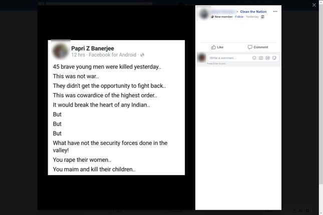 Image for article titled How a vigilante Facebook group tried to get “anti-national” Indians fired and arrested