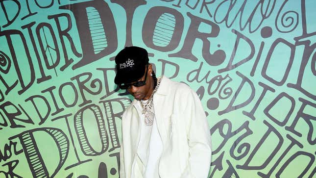 Travis Scott attends the Dior Men’s Fall 2020 Runway Show on December 03, 2019 in Miami, Florida. 