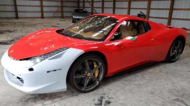 Image for article titled You Should Buy Your First Ferrari From The Junkyard