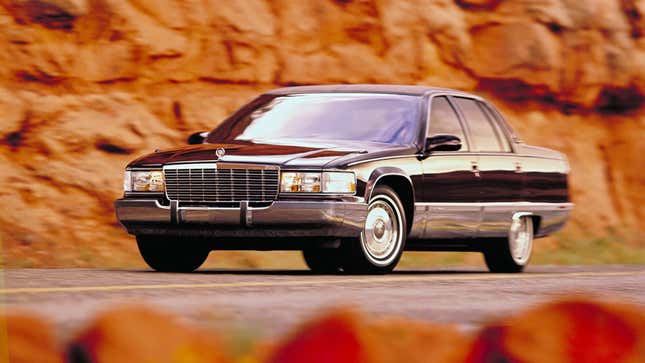 Ein Foto einer Cadillac-Fleetwood-Limousine 