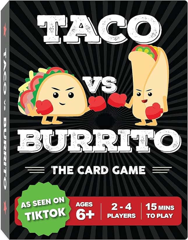 Image for article titled Stocking Stuffer: Dive Into the Fun with Taco vs Burrito