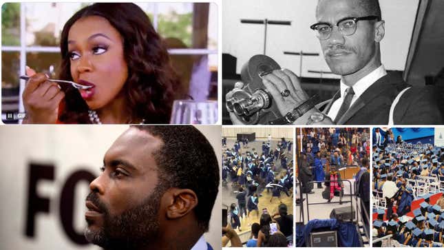 Image for article titled The 10 Most Hilarious Black Memes From the Nottoway Plantation Fire, Malcolm X's Most Inspiring Sayings For His 100th Birthday, Michael Vick Uses Brett Favre to Clap At NFL's Hypocrisy, Home Videos of Our Favorite Black Celebs and Other News in Culture