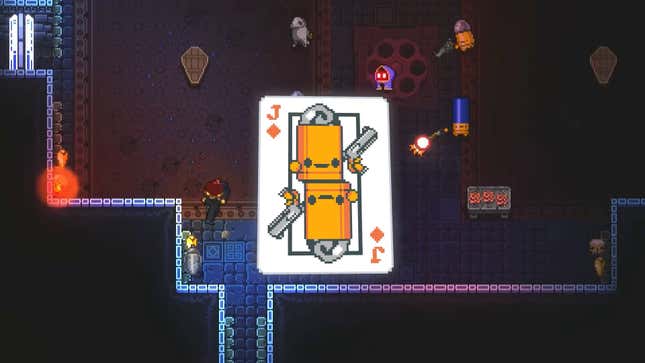 Die Enter the Gungeon Jack-Karte.