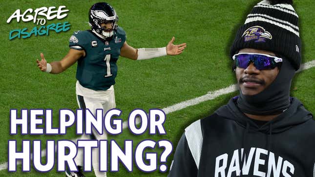 Does Jalen Hurts' contract help or hurt Lamar Jackson? | Agree to Disagree