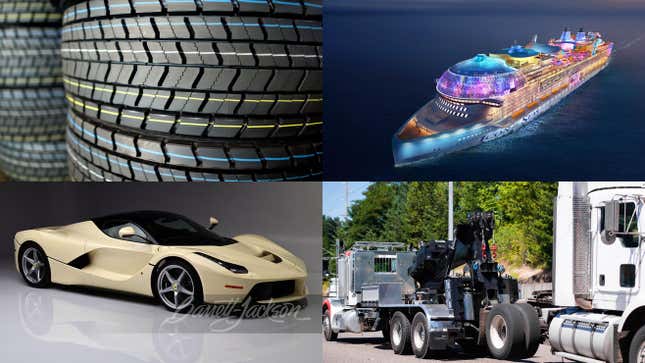Image for article titled EVs Eating Tires, Mega Cruise Ship Pollution, MrBeast In This Weekend&#39;s News Roundup