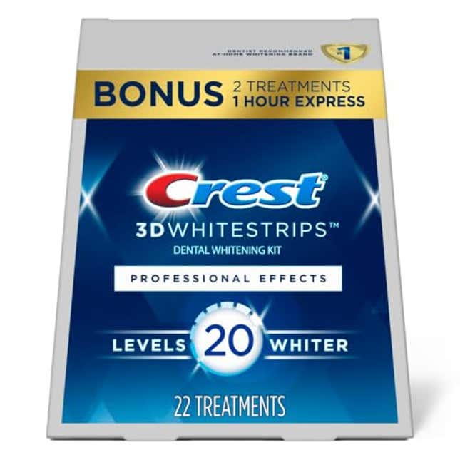 Image for article titled Crest 3D Whitestrips Professional Effects, Now 31% Off