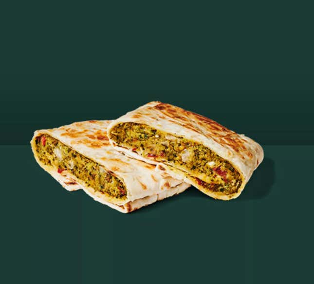 Starbucks würzige Falafel Tasche