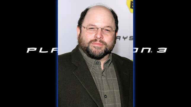 Jason Alexander smiles on the Playstation red carpet. 