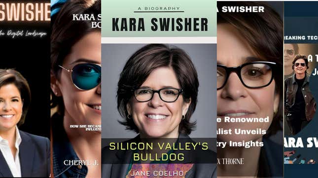 Covers of the AI-generated Kara Swisher books