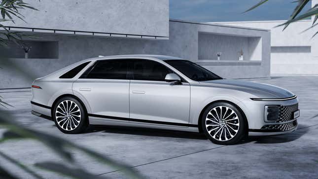 Image for article titled 2023 Hyundai Grandeur Is a Sleek and Luxurious Flagship Sedan