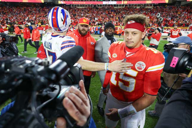 Patrick Mahomes (15) and the Chiefs need to look in the mirror, not at the refs.