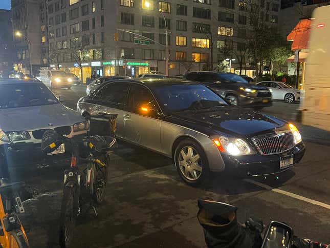 Cars on the streets of New York.