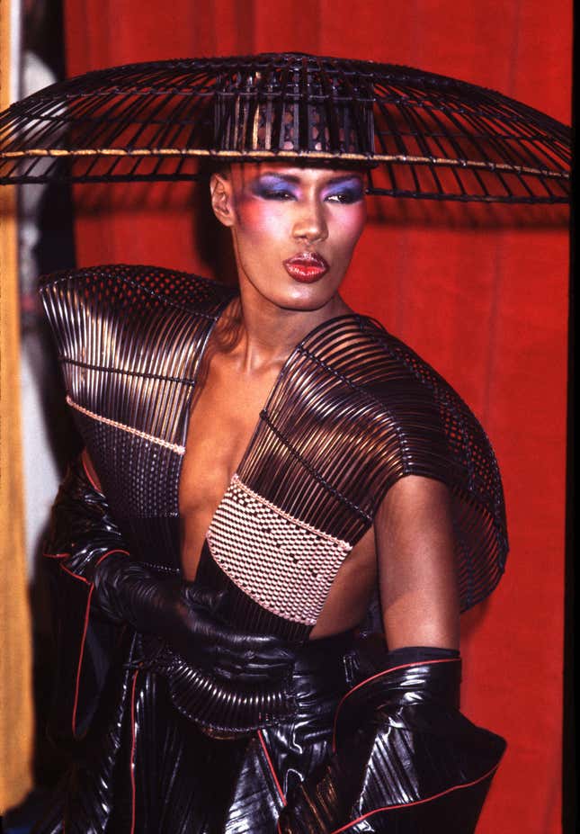 Image for article titled Style Icon Grace Jones&#39; Best Looks Through the Years