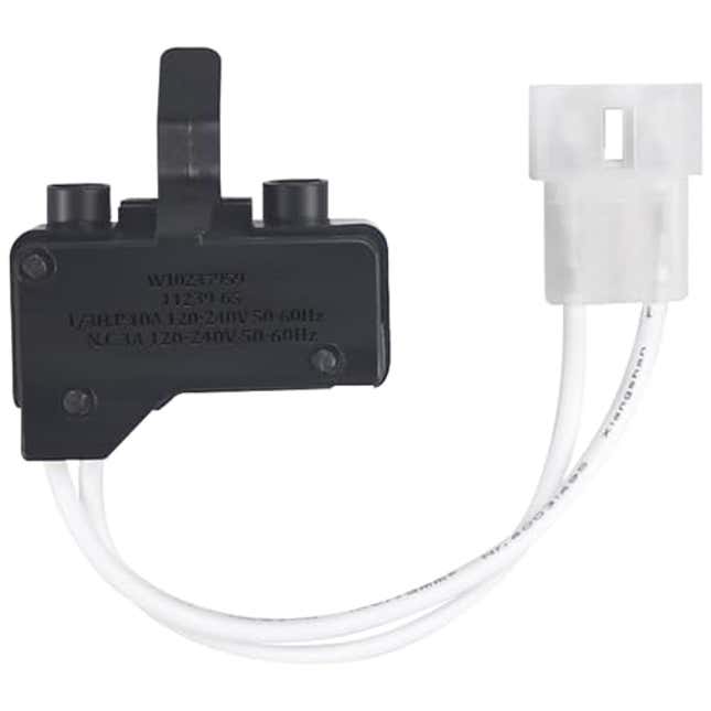 Image for article titled PMIIO W10237959 Dryer Door Switch Replacement Part Compatible with Whirl-pool Am-ana Ken-more May-tag Ro-per Dryers Replaces for WPW10237959 AP6017525 3406109 PS11750824, Now 79% Off