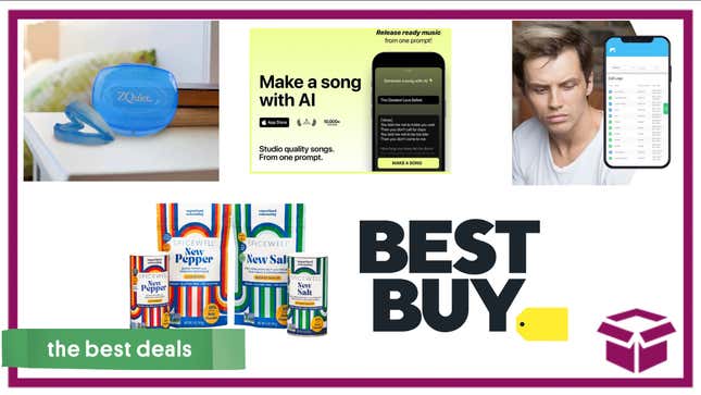 Image for article titled Best Deals of the Day: Best Buy, Spicewell, Supermusic AI, mSpy, ZQuiet &amp; More