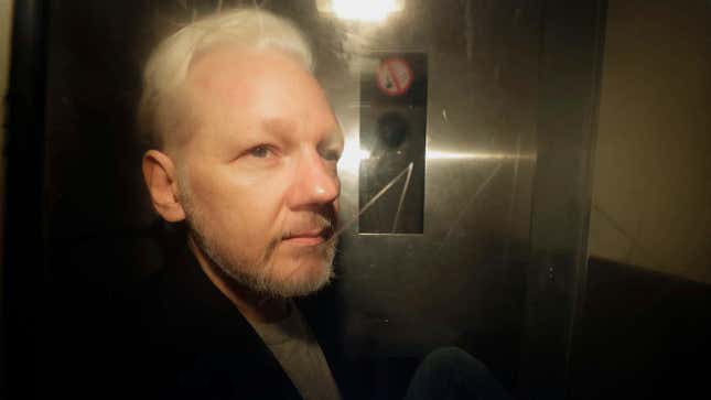 WikiLeaks founder Julian Assange on May 1, 2019