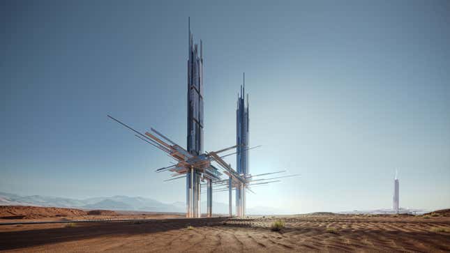 Image for article titled Saudi Arabia&#39;s Sci-Fi Megacity in the Desert Isn&#39;t Going Well