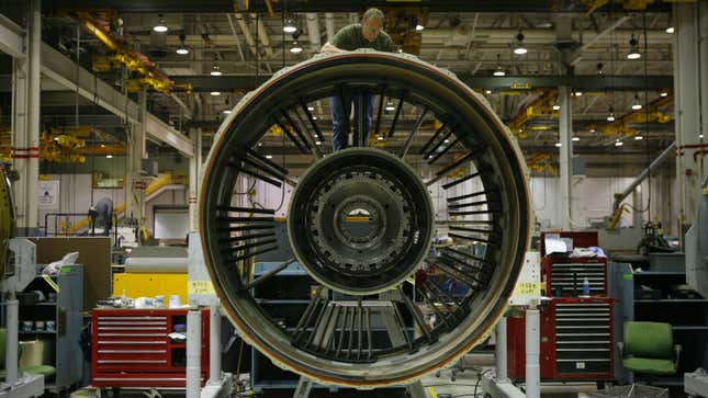 A 2006 photo of the American Airlines maintenance facility in Tulsa, Oklahoma