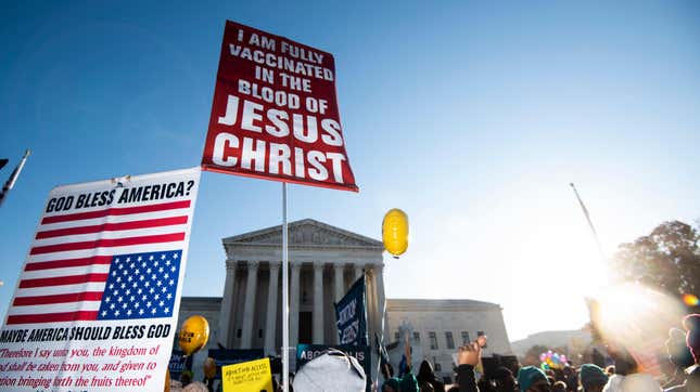 Image for article titled Lawyers Challenging Biden's Covid Vaccine Rules Both Have Covid