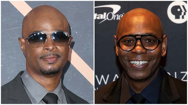 Damon Wayans, left; Dave Chappelle.