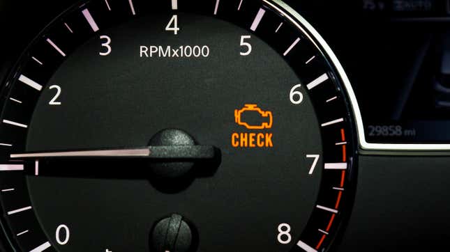 Image for article titled You Can Find Out What Your ‘Check Engine’ Light Means for Free