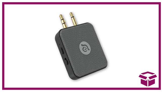 The palm-sized EVE II Bluetooth converter turns any AUX port into a wireless source of entertainment.