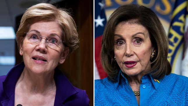 Ope! Elizabeth Warren Just Took a Little Dig at Nancy Pelosi