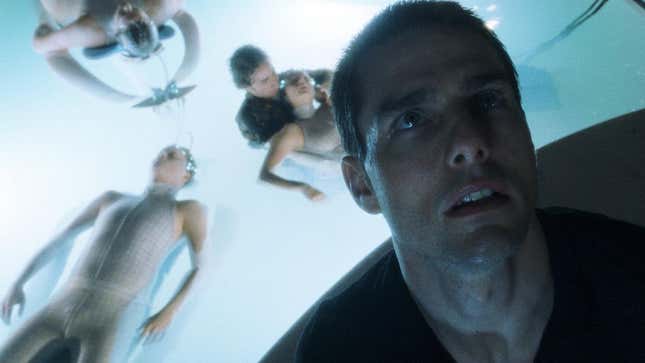 Tom Cruise as John Anderton in Steven Spielberg’s Minority Report.