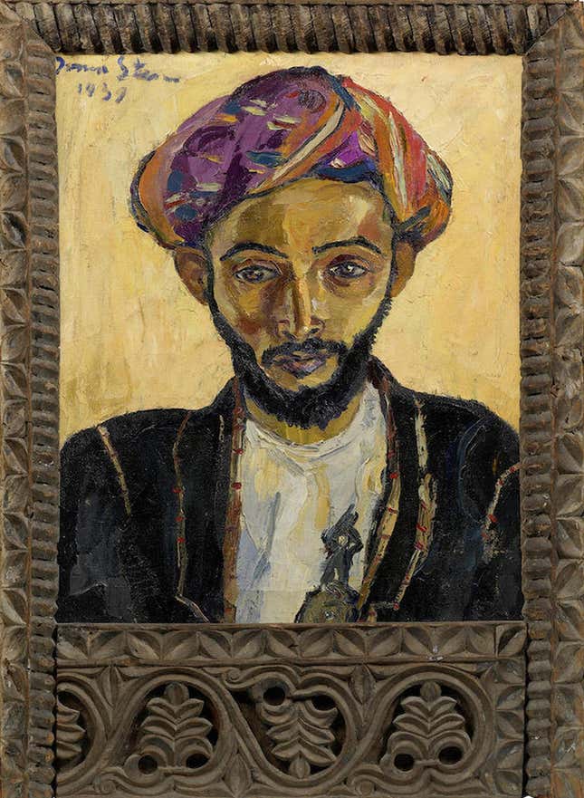 “Arab on Black” is a 1939 painting by South African painter, Irma Steyn. It is now valued at $1.5 million, and will be auctioned this September in London.