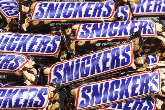 Snickers bar. 