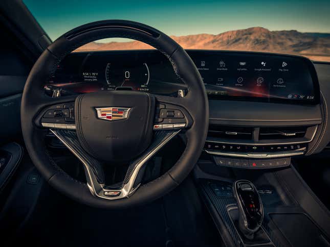 Interior of a 2025 Cadillac CT5-V