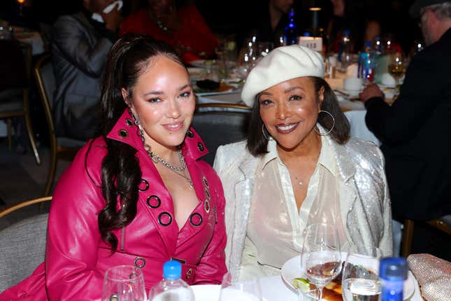 Grace Gibson, left and Lynn Whitfield attend The Critics Choice Association’s 7th Annual Celebration of Black Cinema &amp; Television at Fairmont Century Plaza on December 09, 2024 in Los Angeles, California.