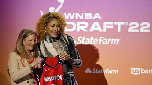 Image for article titled The 2022 WNBA Draft: The Players Looked Amazing, and The Incels Showed Up in Droves