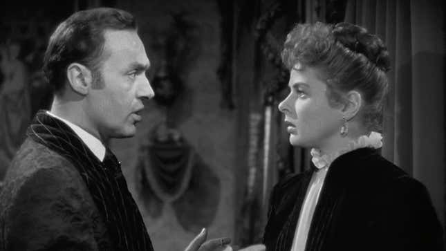 Charles Boyer and Ingrid Bergman in Gaslight