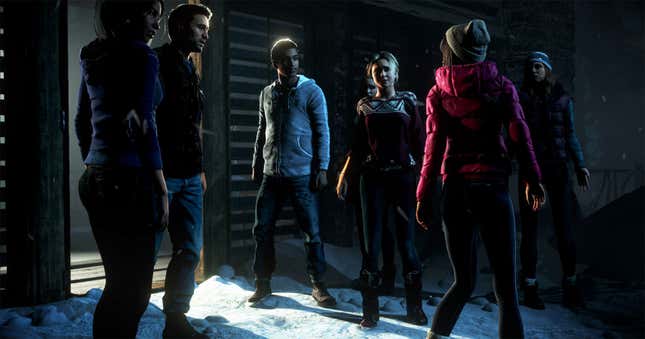 Characters from Supermassive Games' Until Dawn.