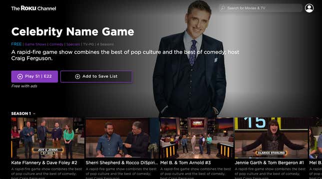 Image for article titled These 17 Channels Are Coming to Roku This Month for Free