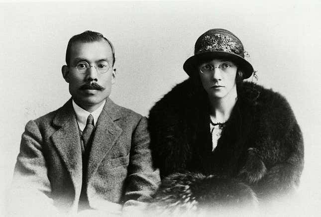 Masataka Taketsuru and his wife, Rita.