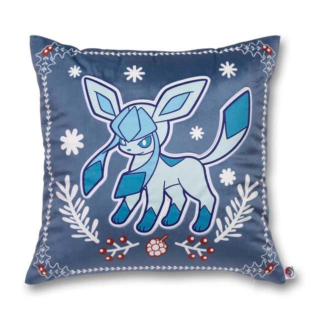 Pokémon-themed holiday pillow