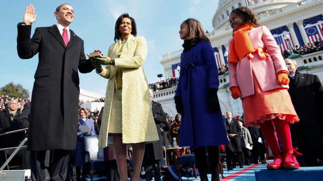 Image for article titled The Most Memorable Moments From Barack Obama&#39;s 2009 Historic Inauguration