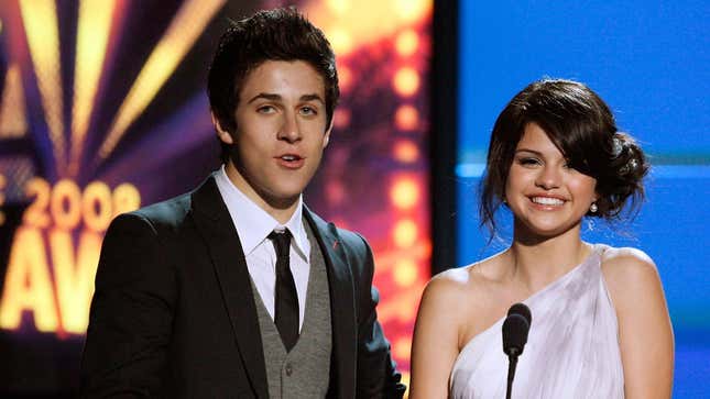 David Henrie und Selena Gomez im Jahr 2008