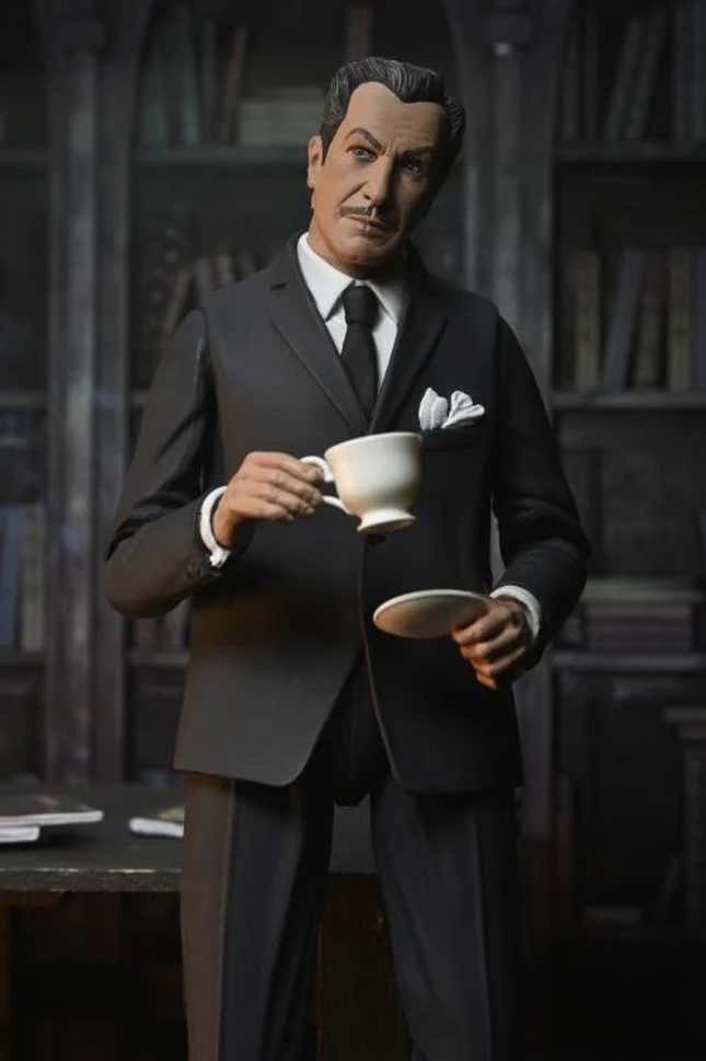Image for article titled This Vincent Price Figure Comes With a Tiny Cookbook and True Fans Know Why